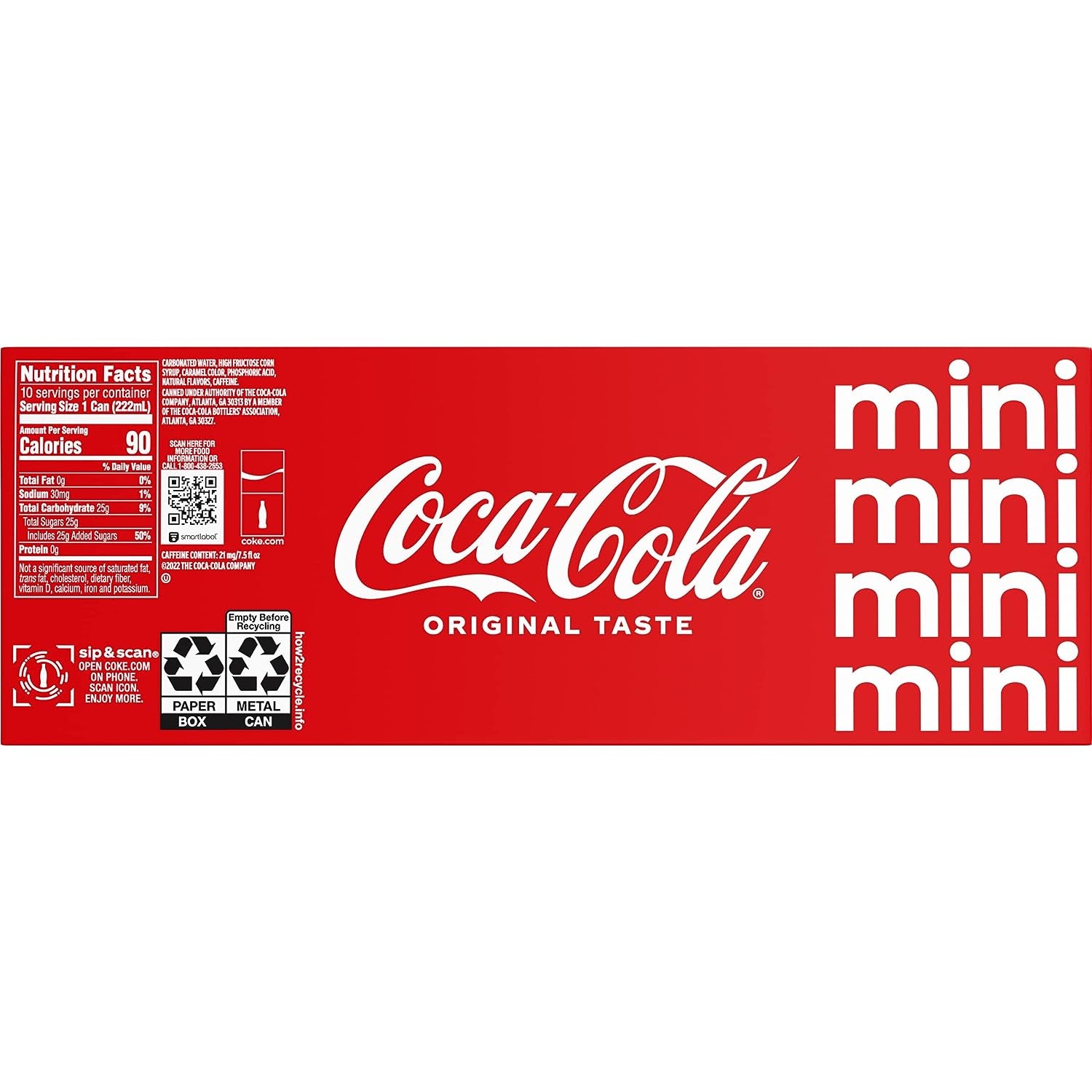 Soda Soft Drink, 7.5 Fl Oz (Pack of 10)