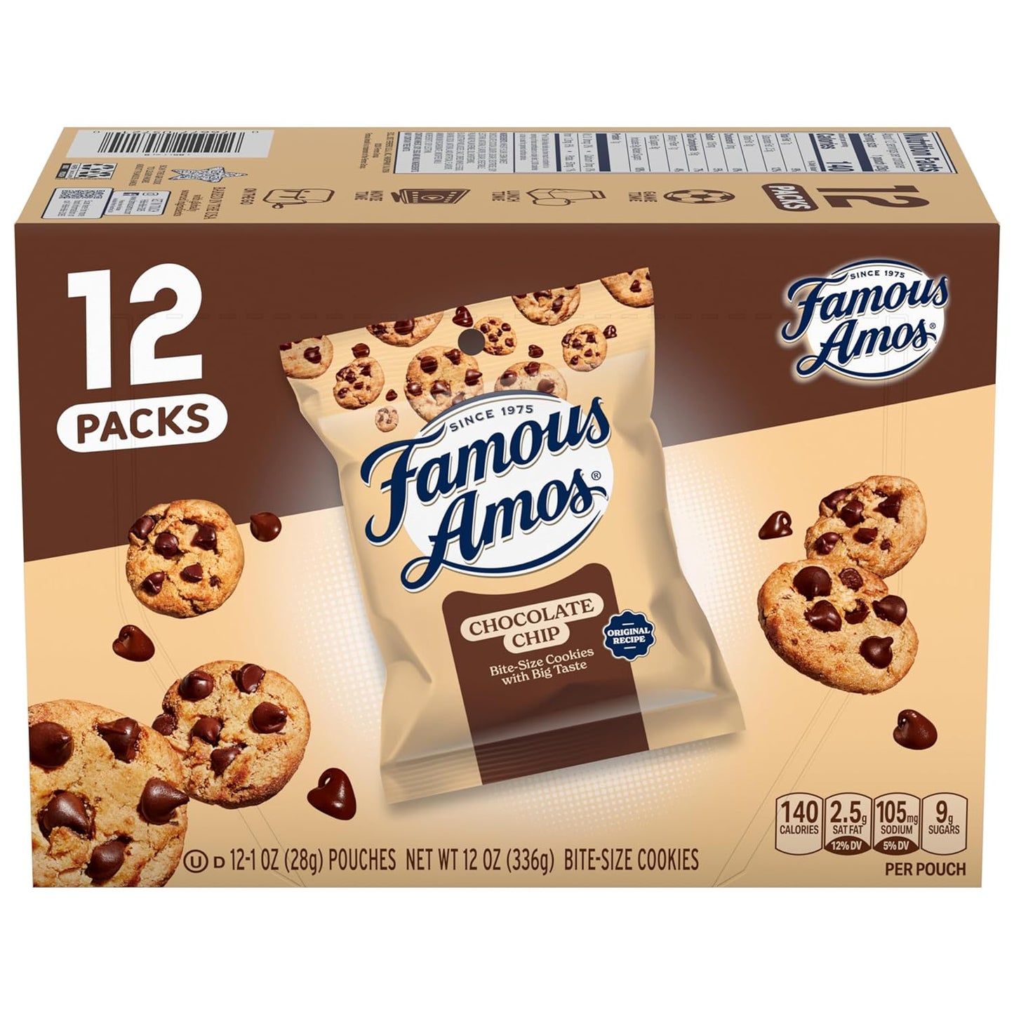 Famous Amos Cookies 12 ct